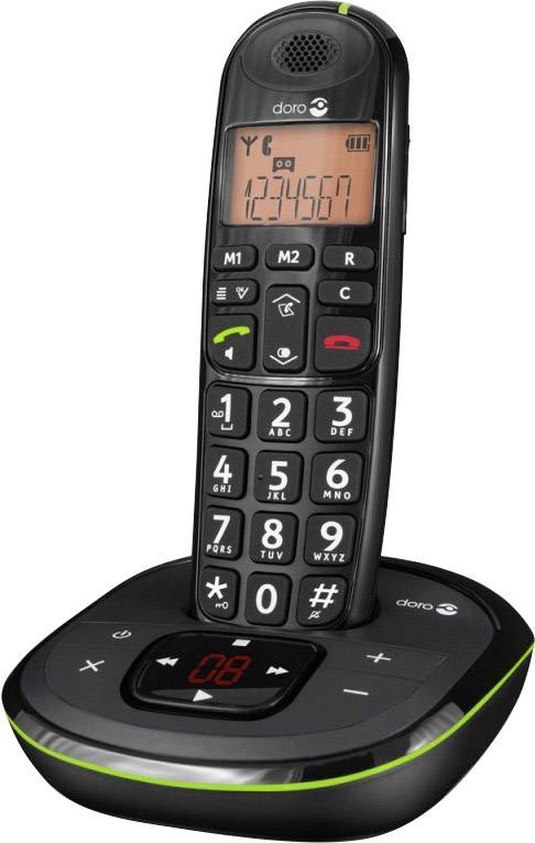 doro PhoneEasy 105wr Schnurloses Seniorentelefon LED-Backlight