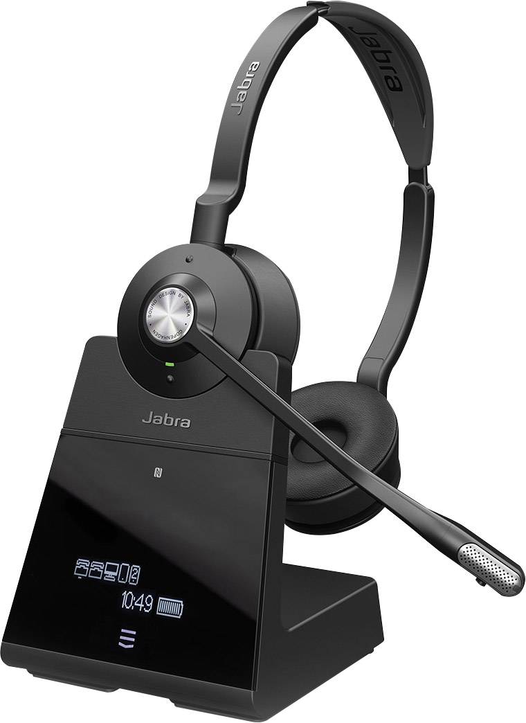Jabra On Ear Headset Bluetooth®, DECT Stereo Schwarz Telefon