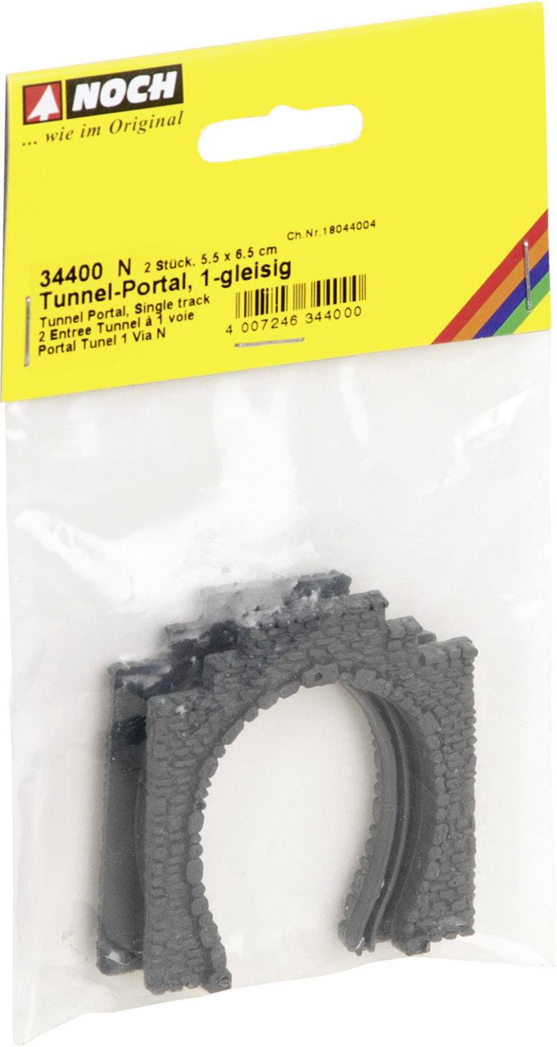 NOCH 34400 N Tunnel-Portal 1gleisig Kunststoffmodell