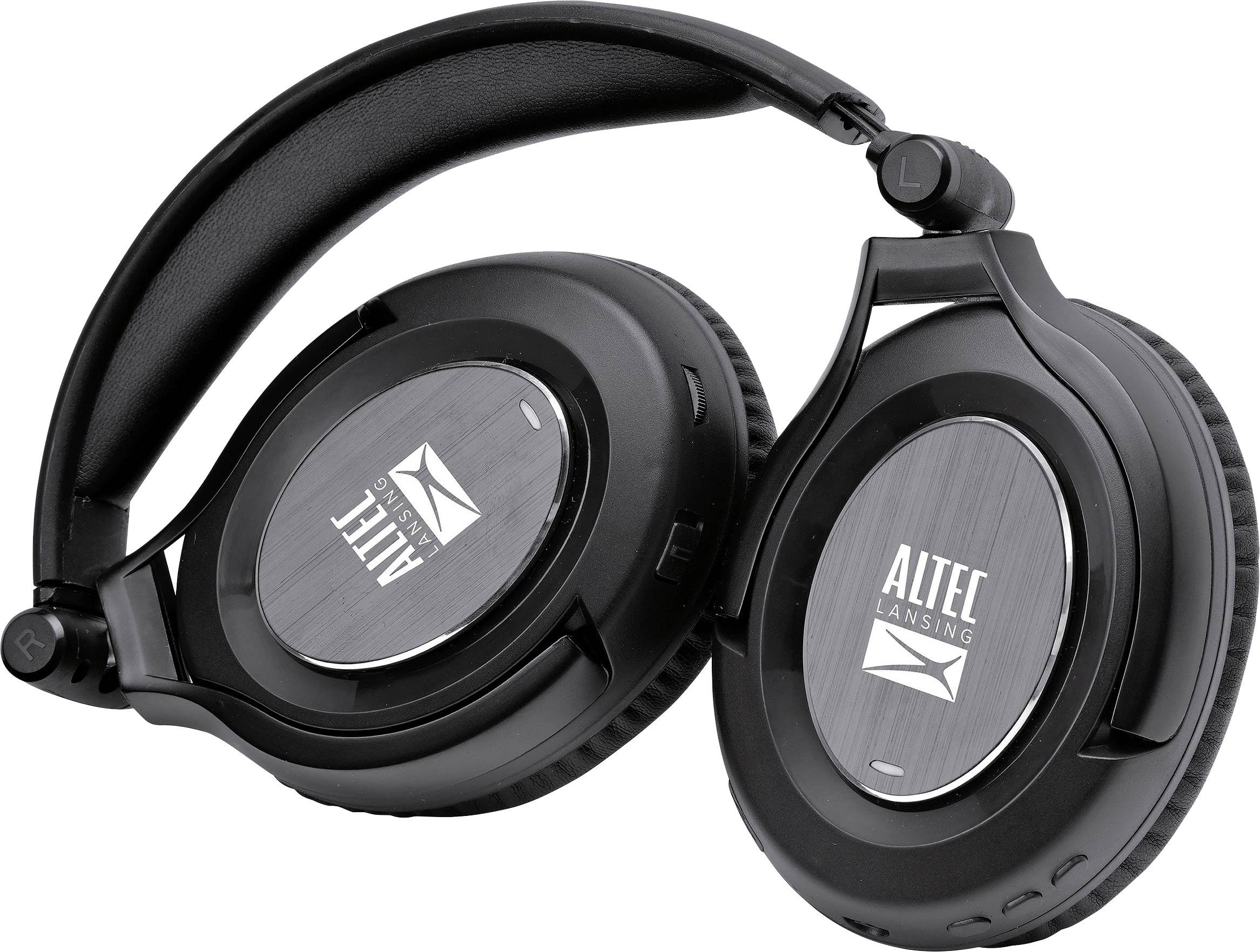 Altec Lansing ALCORA Bluetooth® HiFi Kopfhörer Faltbar Schwarz