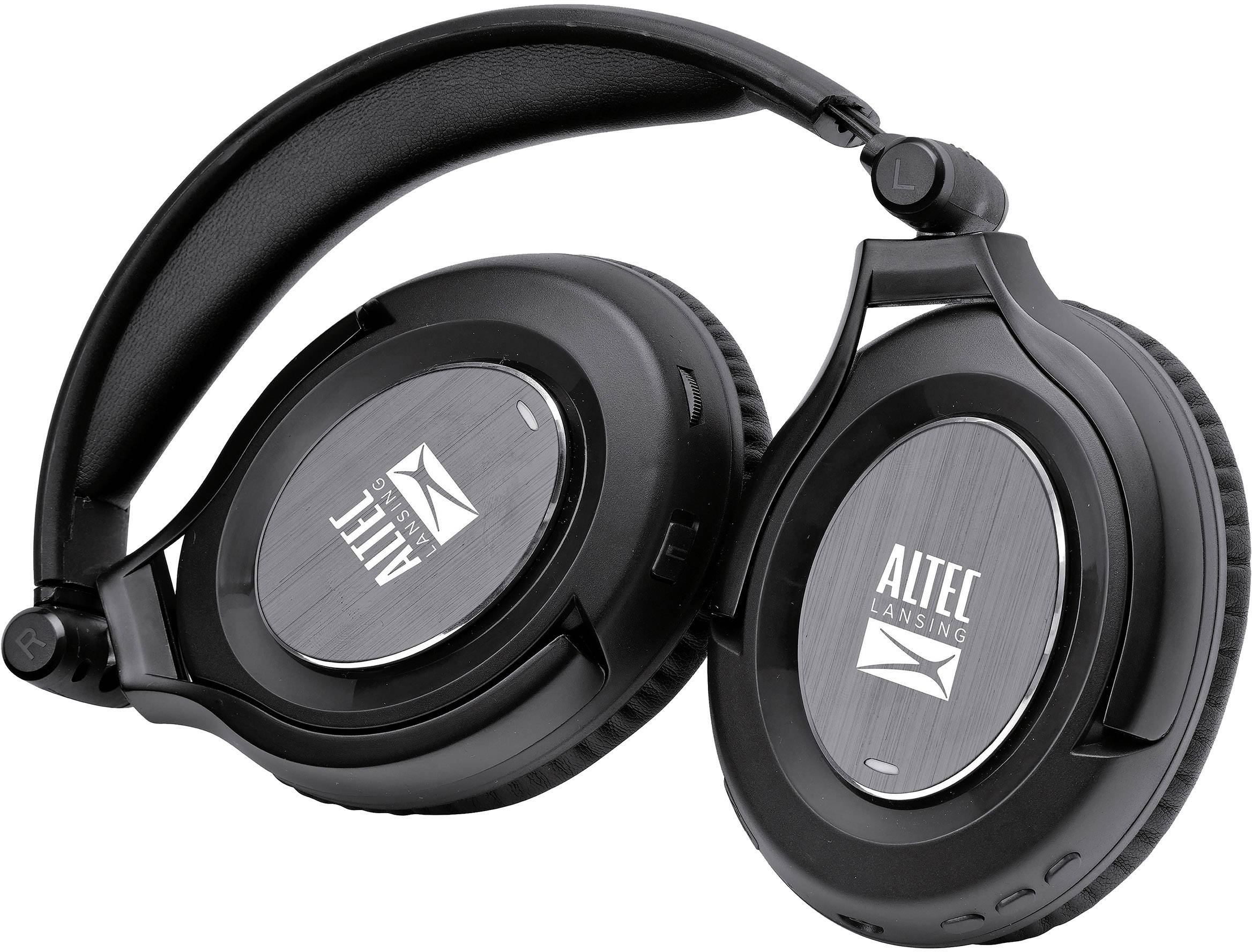 Altec Lansing ALCORA Bluetooth® HiFi Kopfhörer Faltbar Schwarz