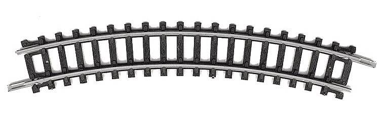 MiniTrix T14912 N Gleis Gebogenes Gleis 30 ° 194.6 mm 10 St.