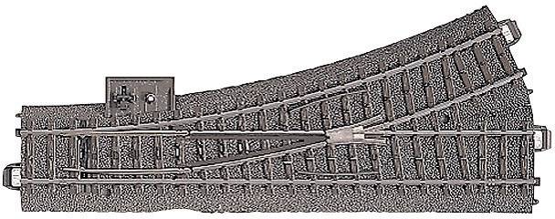 Märklin H0 C-Gleis (mit Bettung) 24611 Weiche, links 188.3 mm 1 St.
