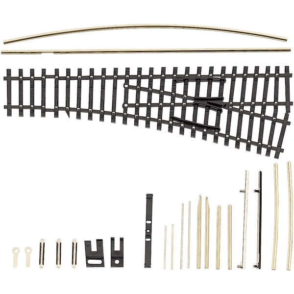 83433 TT Tillig Gleis (ohne Bettung) Weiche, rechts 129.5mm 15° 353mm 83433 TT Tillig Gleis (ohne Bettung) Weiche, rechts 129.5mm 15° 353mm