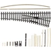 83433 TT Tillig Gleis (ohne Bettung) Weiche, rechts 129.5mm 15° 353mm 83433 TT Tillig Gleis (ohne Bettung) Weiche, rechts 129.5mm 15° 353mm