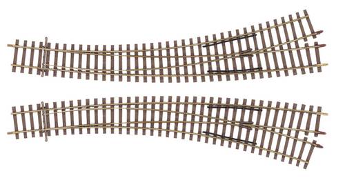 85374 H0 Tillig Elite Gleis Bogenweiche, links 17°, 29° 934 mm, 543mm