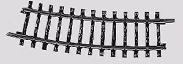 Märklin H0 K-Gleis (ohne Bettung) 2223 Gebogenes Gleis 10St.