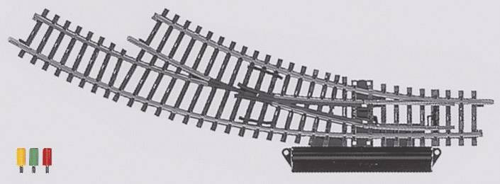 Märklin H0 K-Gleis (ohne Bettung) 2269 Bogenweiche, rechts 2St.