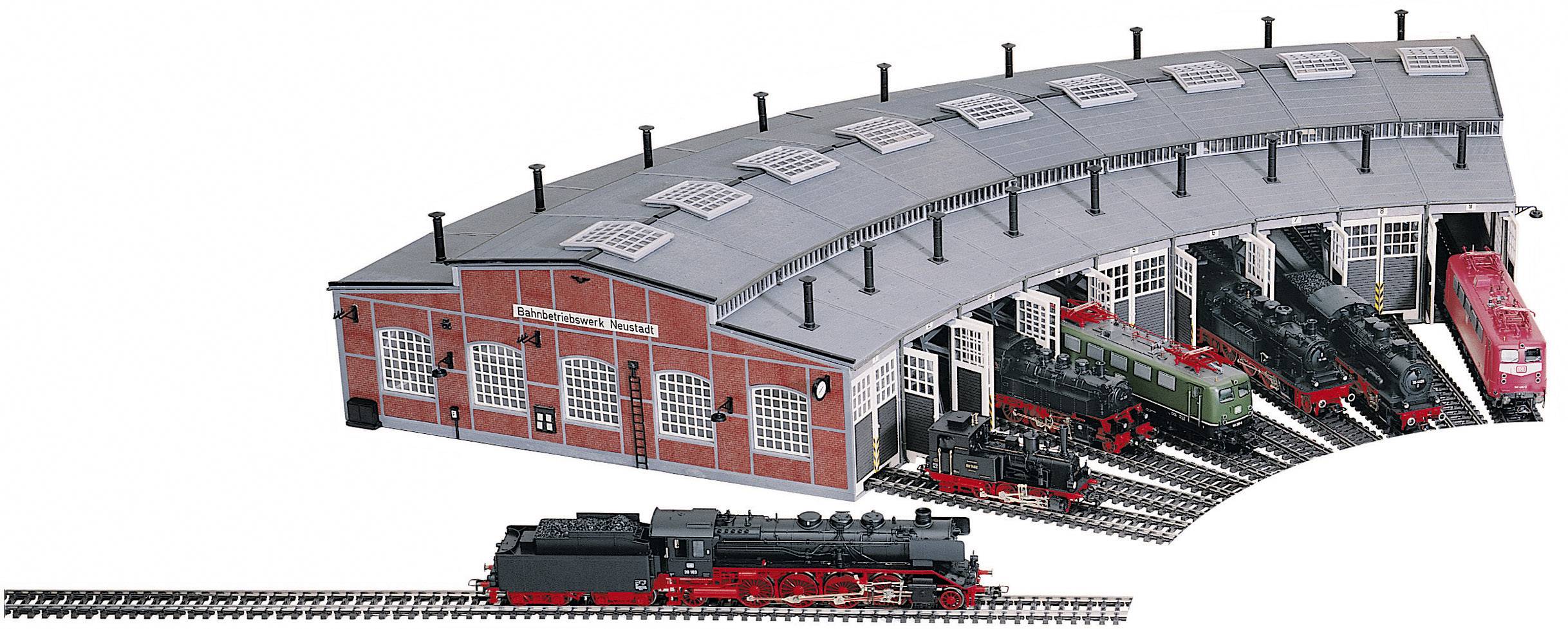 Fleischmann 6476 H0 Ringlokschuppen-Bausatz