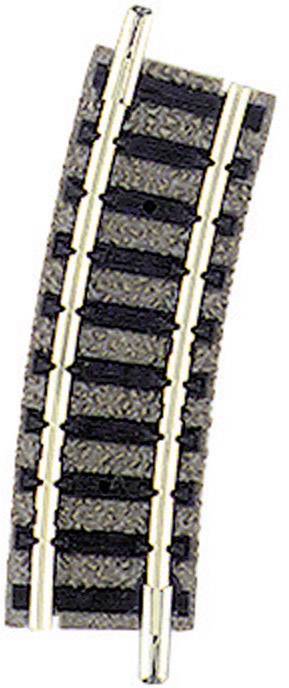 Fleischmann 9122 N piccolo (mit Bettung) Gebogenes Gleis 15 ° 192 mm 1 St.