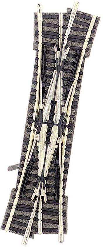 Fleischmann 9185 N piccolo (mit Bettung) Doppelkreuzungsweiche, rechts 111mm 15° 430mm 1St.