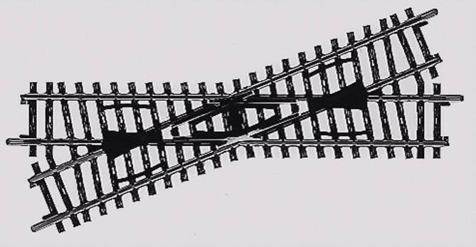 Märklin H0 K-Gleis (ohne Bettung) 2259 Kreuzung 168.9 mm 1 St.