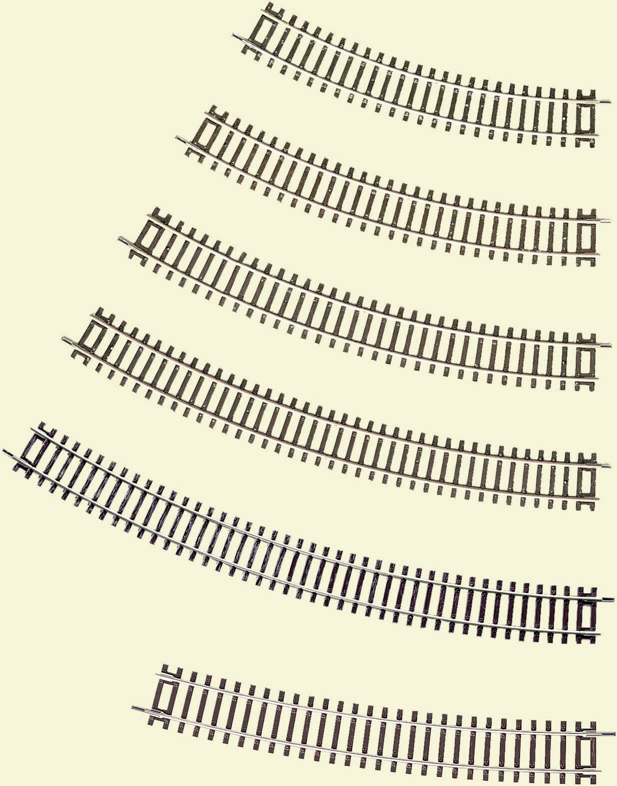 H0 RocoLine (ohne Bettung) 42422 Gebogenes Gleis 12 St.