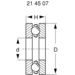 Reely Rillenkugellager axial Chromstahl Innen-Durchmesser: 4mm Außen-Durchmesser: 9mm Drehzahl (max.): 15000 U/min