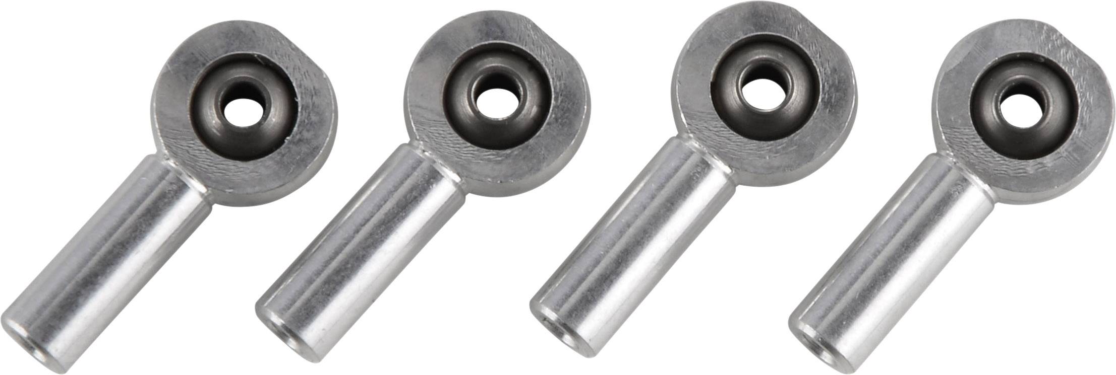 Modelcraft Aluminium Gelenkkopf mit Innengewinde M2 4 St.