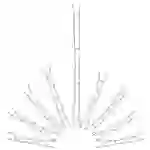 Viessmann Modelltechnik 4132 H0 Fahrdraht H0 Märklin C-Gleis (mit Bettung) 172.5mm 5St. Viessmann Modelltechnik 4132 H0 Fahrdraht H0 Märklin C-Gleis (mit Bettung) 172.5mm 5St.