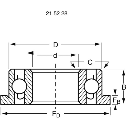 Reely Rillenkugellager radial Chromstahl Innen-Durchmesser: 5 mm Außen-Durchmesser: 8 mm Drehzahl (