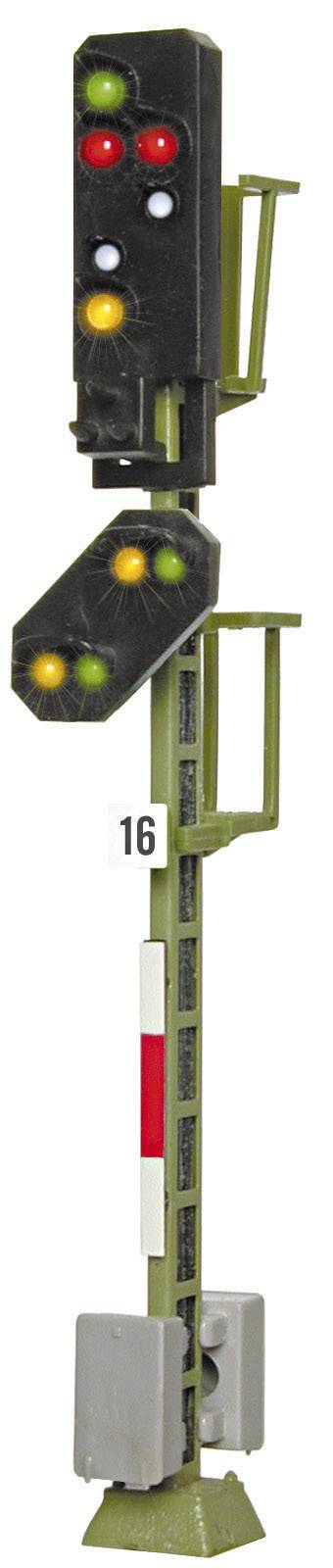 Viessmann Modelltechnik 4016 H0 Lichtsignal mit Vorsignal Ausfahrsignal Fertigmodell DB