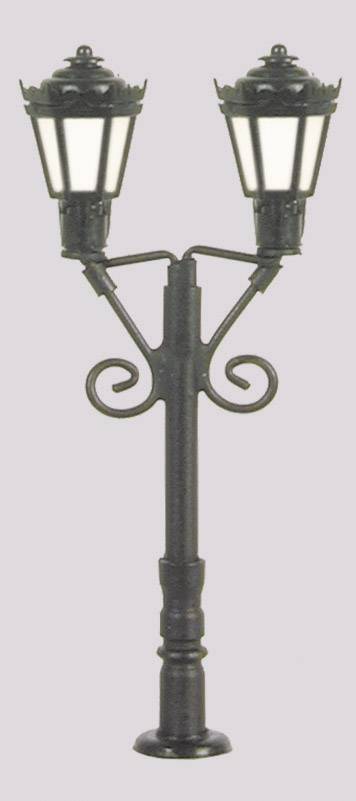 Viessmann Modelltechnik N Parklaterne doppelt Fertigmodell 6473 1 St.