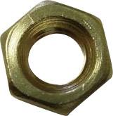 TOOLCRAFT 216348 Sechskantmuttern M1.2 DIN 934 Messing 20St.