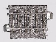 Märklin H0 C-Gleis (mit Bettung) 24206 Gebogenes Gleis 6St.