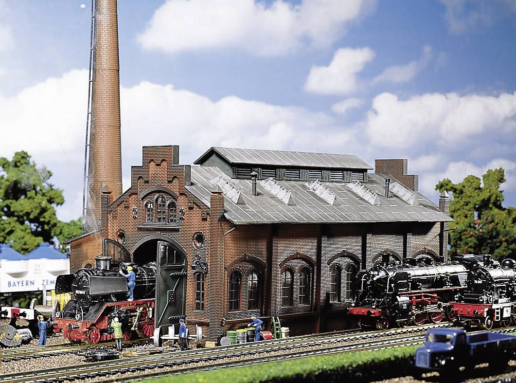 Faller 120159 H0 Lokschuppen/Lokwerkstatt