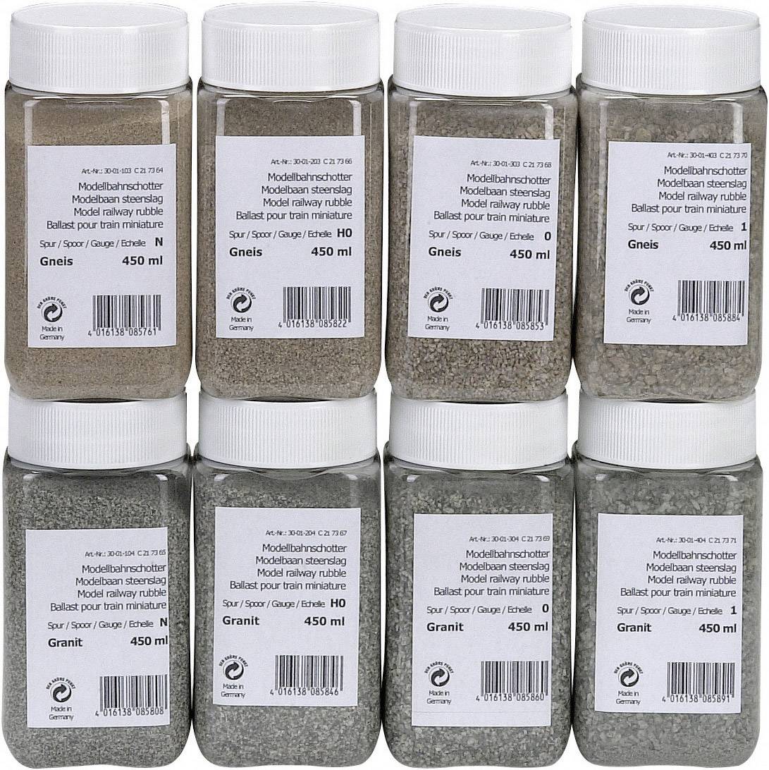 TAMS Elektronik 79-10302 Granitschotter Hellgrau 500ml