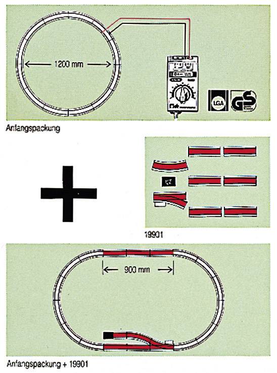 LGB 19901G Gleis Ergänzungs-Set 1 Set