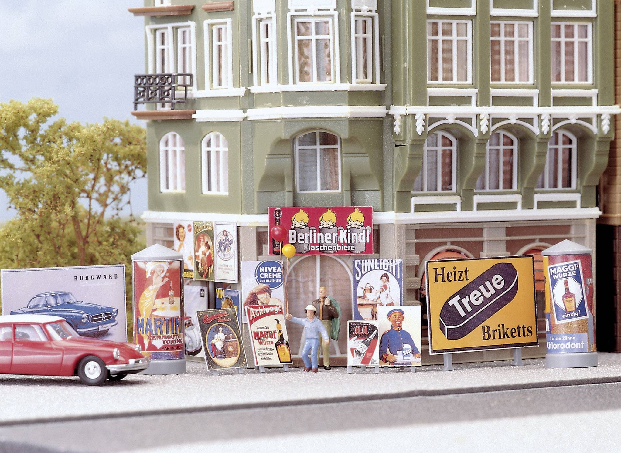 Busch 6002 H0 Werbeplakate-Set Bausatz