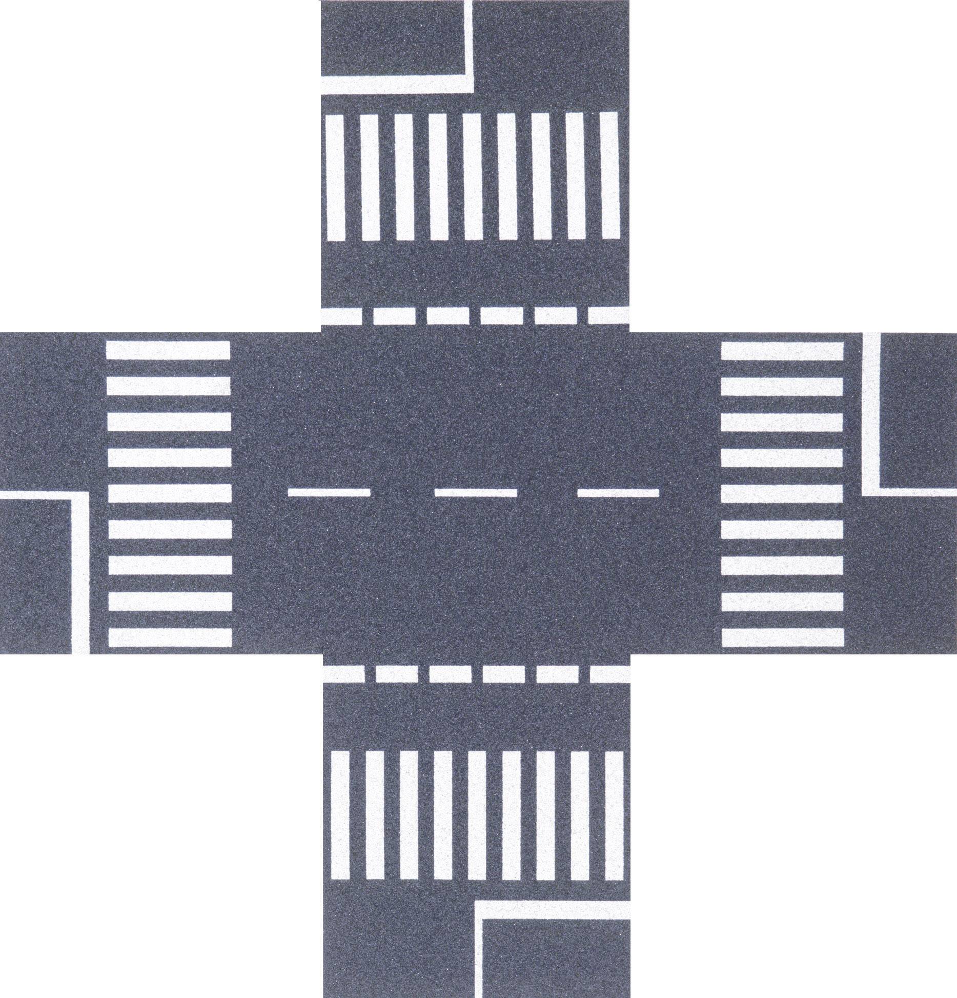 Busch 7074 H0 Straßenkreuzung