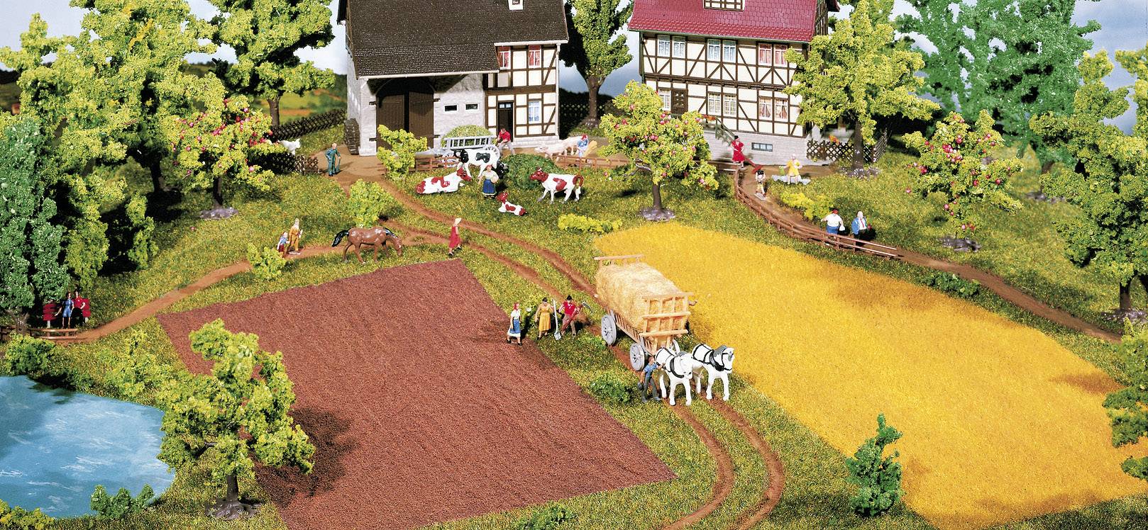 Busch 7175 Geländematte Acker, Feld, Wiese, See