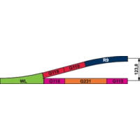 H0 Piko A-Gleis 55200 Gerades Gleis 239.07mm 6St. H0 Piko A-Gleis 55200 Gerades Gleis 239.07mm 6St.