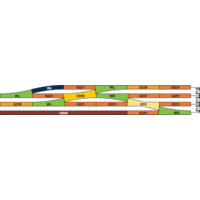 H0 Piko A-Gleis 55200 Gerades Gleis 239.07mm 6St. H0 Piko A-Gleis 55200 Gerades Gleis 239.07mm 6St.