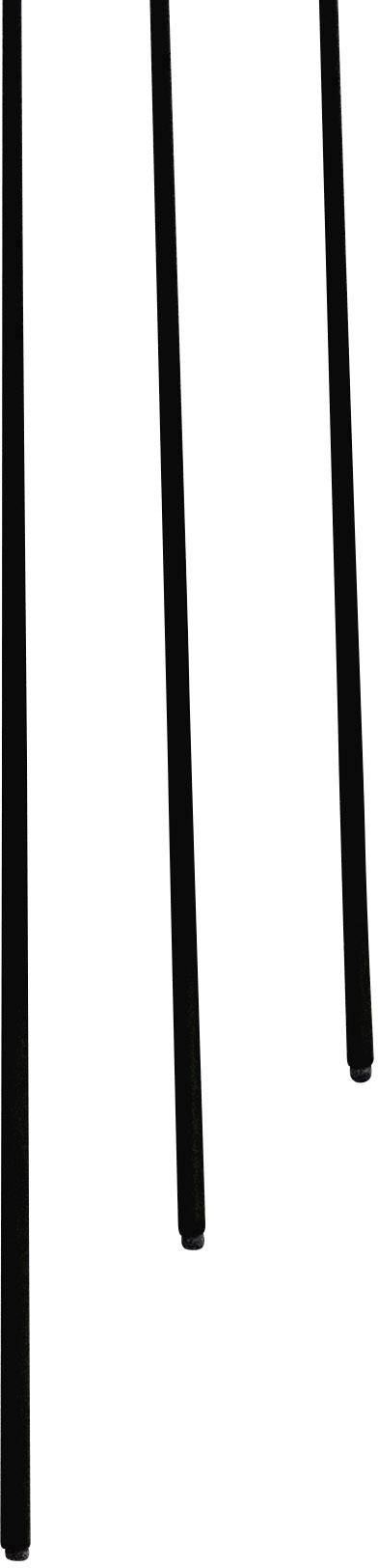 Carbon Rund Rohr (Ø x L) 3mm x 1000mm Innen-Durchmesser: 2mm