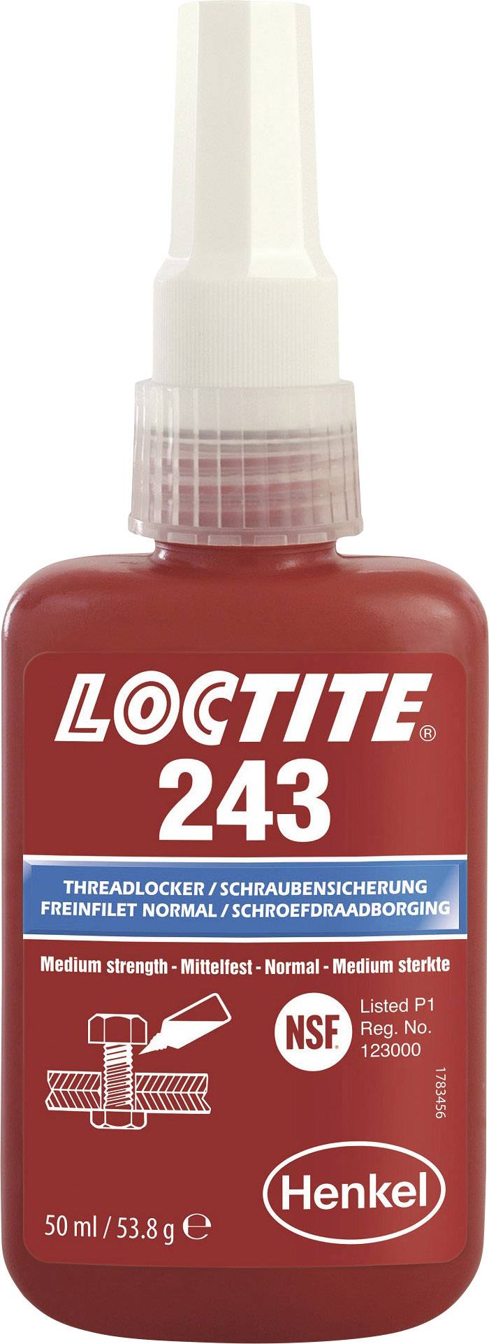 LOCTITE® 243 1335884 Schraubensicherung Festigkeit: mittel 50 ml