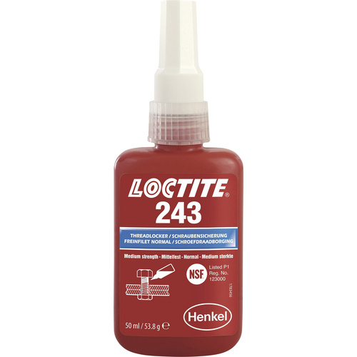 Loctite® 243 1335884 Schraubensicherung Festigkeit: mittel 50ml