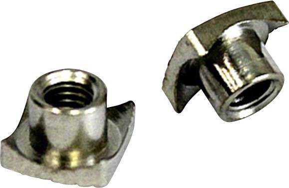 Modelcraft Aluminium Zackenmutter M2.5 10er Set Silber