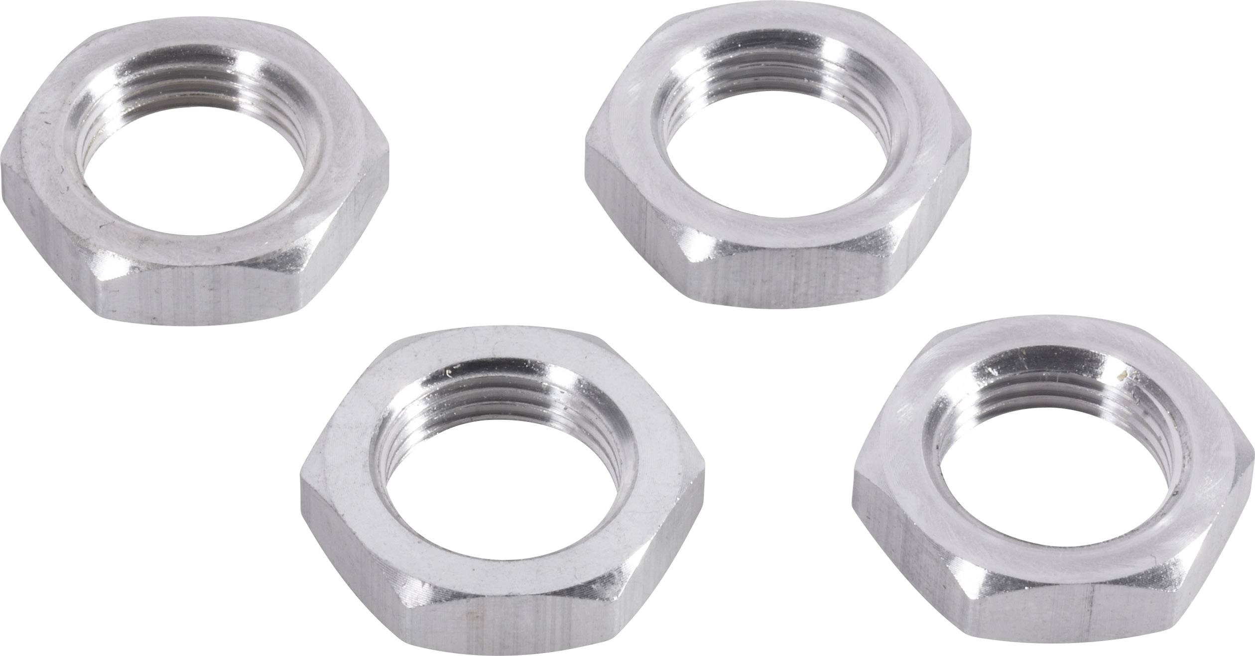 Reely 1:8 Radmuttern Silber 4 St.