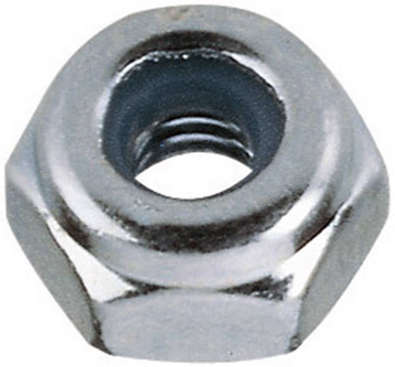 TOOLCRAFT 223336 Sicherungsmuttern M2 DIN 985 Stahl verzinkt 10St.