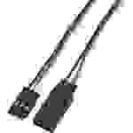 Modelcraft Servo Verlängerungskabel [1x Futaba-Stecker - 1x Futaba-Buchse] 1.00 m 0.14 mm² flach