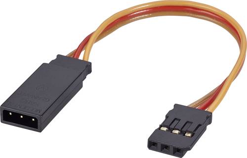 Modelcraft Servo Adapterkabel [1x JR-Stecker - 1x Futaba-Buchse] 9.00cm 0.14mm²