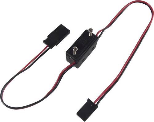 Modelcraft Standard Ein-/Aus-Schalterkabel [1x Futaba-Stecker - 1x Futaba-Buchse] 0.14mm²