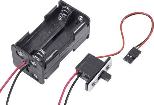 Modelcraft Modellbau Batteriebox mit Schalter Stecksystem: JR
