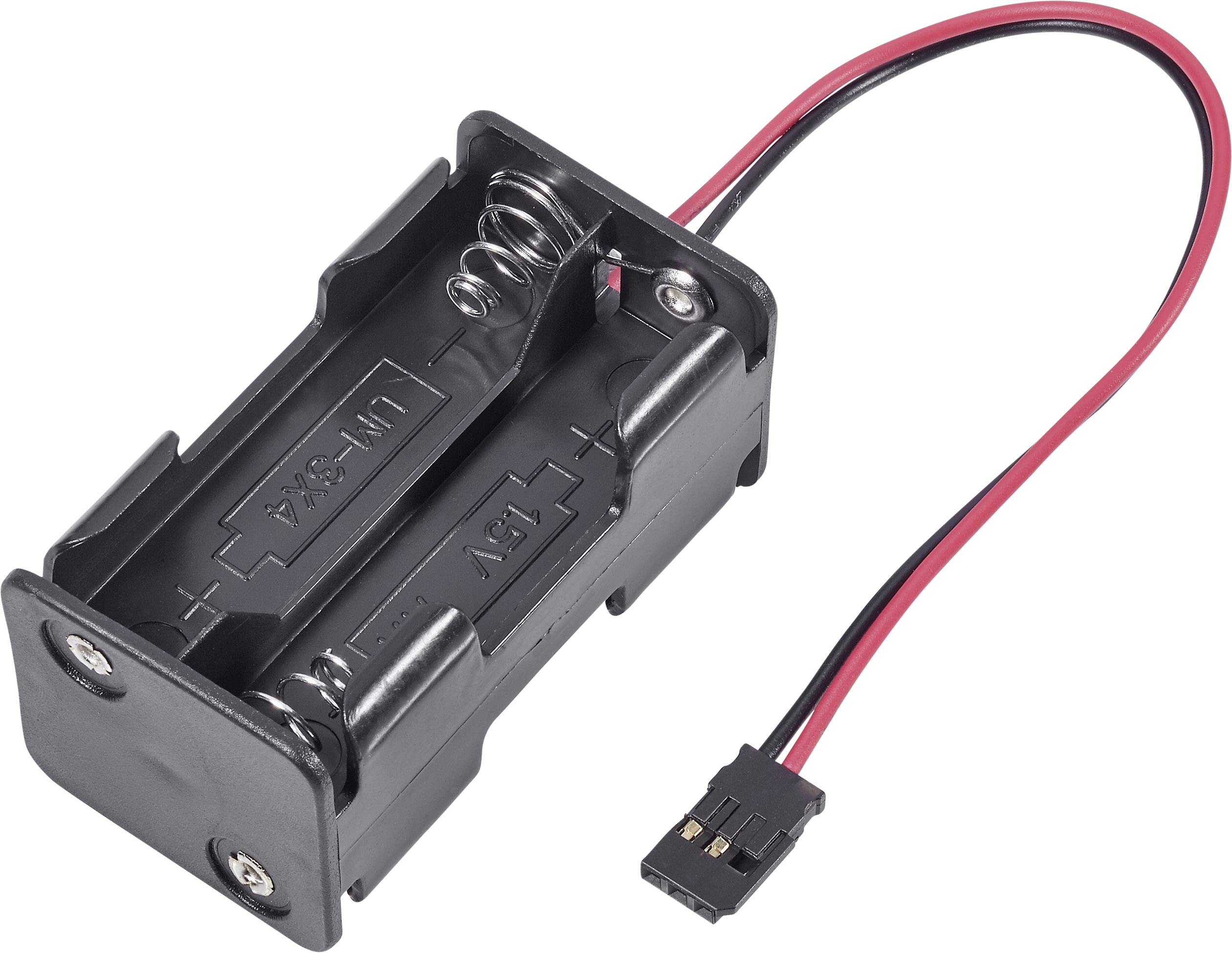 Modelcraft Modellbau Batteriebox ohne Schalter Stecksystem: Futaba