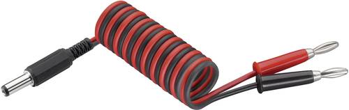 Modelcraft Senderladekabel JR [2x Bananenstecker - 1x Hohlstecker] 25.00cm 0.50mm²
