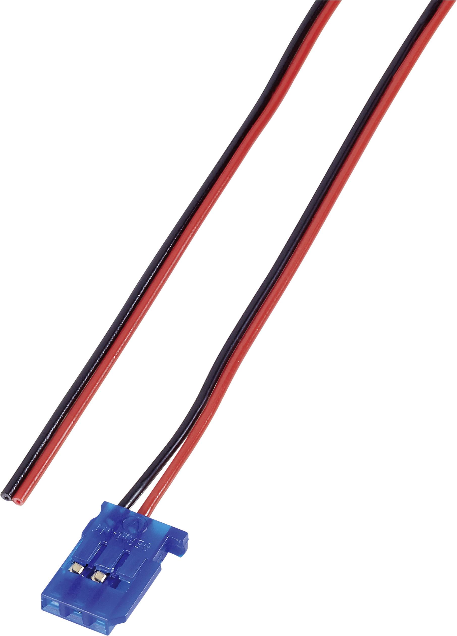 Modelcraft Akku Anschlusskabel [1x Futaba-Buchse - 1x offene Kabelenden] 30.00 cm 0.14 mm² 223960