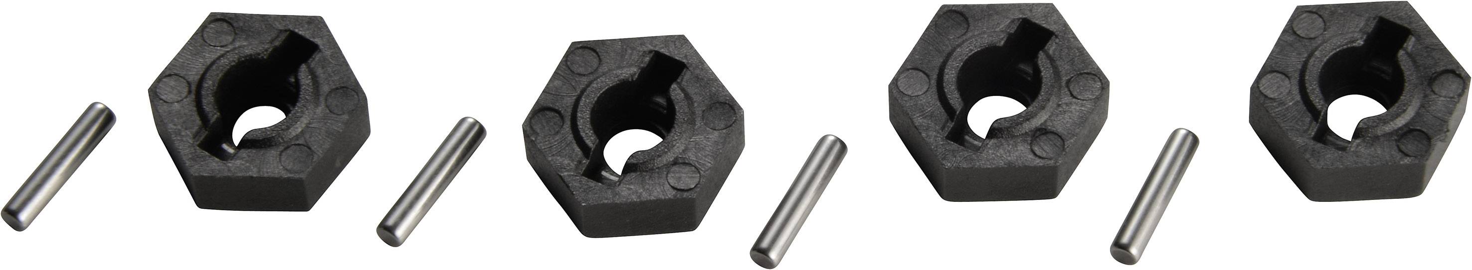 Reely 5mm 1:10 Kunststoff-Felgenmitnehmer 5mm Schwarz 4St.