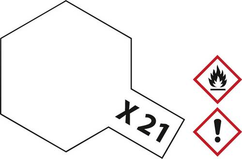 Tamiya Acrylfarbe Mattier-Medium X-21 Glasbehälter 23 ml
