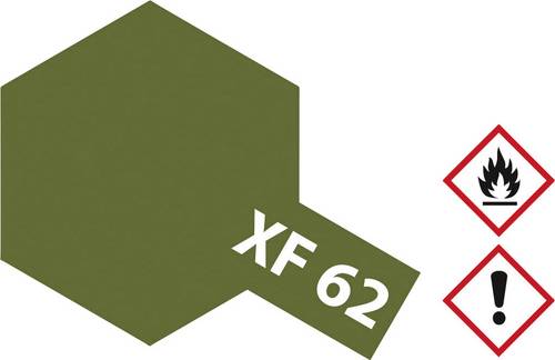 Tamiya Acrylfarbe Braunoliv (matt) XF-62 Glasbehälter 23ml