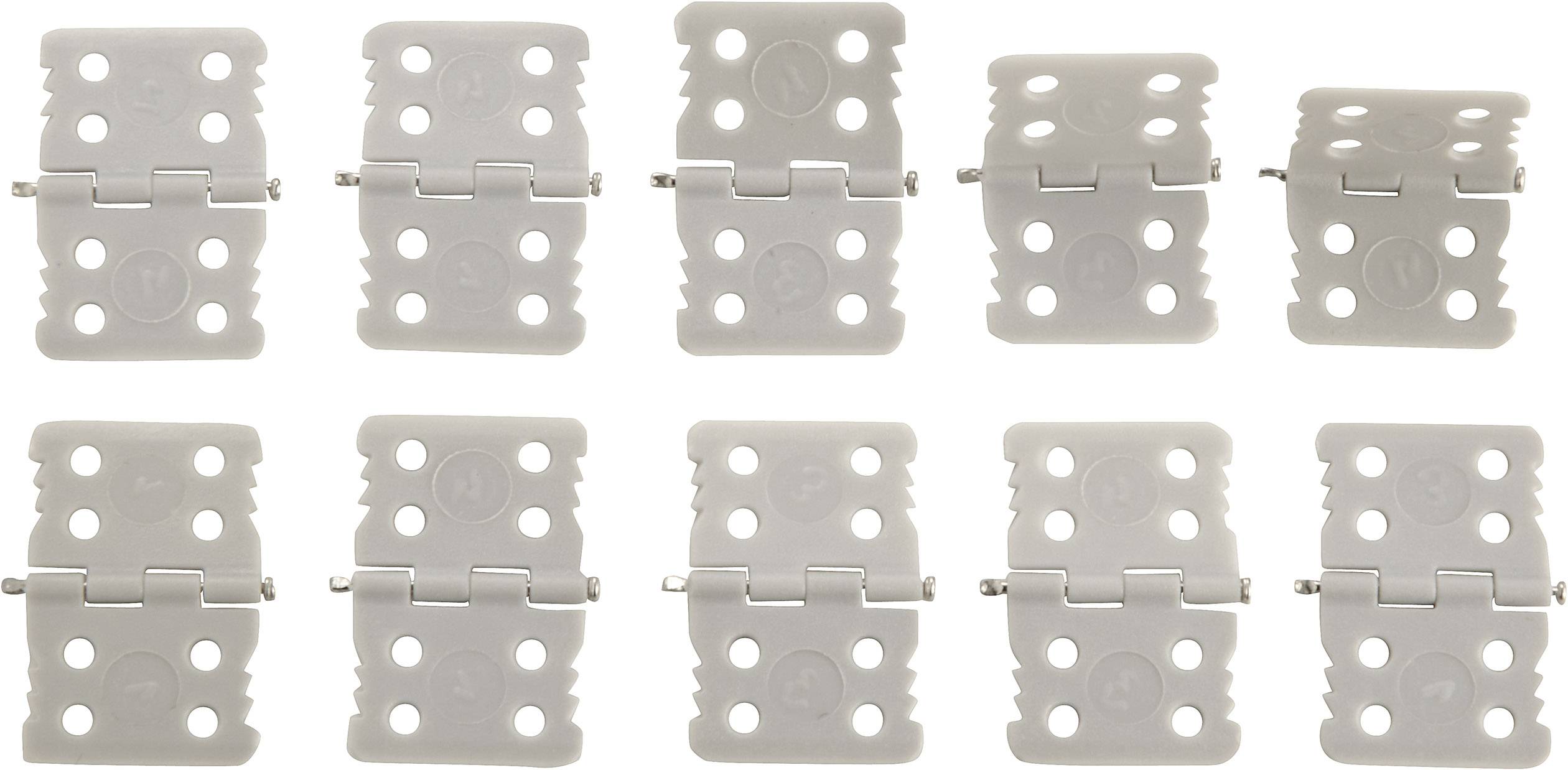Modelcraft Scharnier Rechteckig Kunststoff (glasfaserverstärkt) (L x B) 24mm x 15mm 10St.